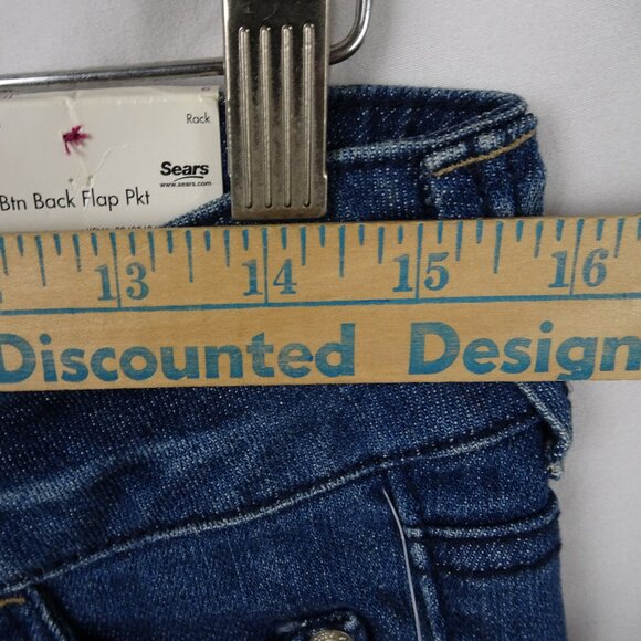 Y2K Vintage Personal Identity Juniors Two Button Jeans Size 9 - Picture 6 of 7